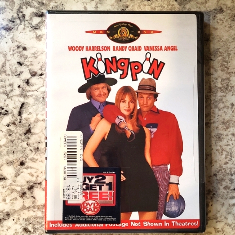New Sealed Kingpin DVD Movie with Woody Harrelson & Randy Quaid